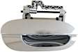 95156 Front Or Rear, Passenger Side Chrome Exterior Door Handle, Without Key Hole, Help Series
