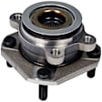 951-801 Front, Driver or Passenger Side Wheel Hub, 4 Lugs, Sensor Not Included, 2.0L, 4Cyl, OE Solutions Series