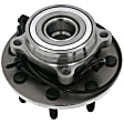 951-834 Front, Driver or Passenger Side Wheel Hub, 8 Lugs, 4WD, OE Solutions Series