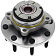 951-838 Front, Driver or Passenger Side Wheel Hub, 8 Lugs, OE Solutions Series
