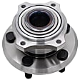 951-876 Front, Driver or Passenger Side Wheel Hub, 5 Lugs, Sensor Not Included, AWD, OE Solutions Series