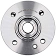 951-878 Front or Rear, Driver or Passenger Side Wheel Hub, 4 Lugs, Sensor Not Included, OE Solutions Series