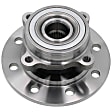 951-893 Front, Driver or Passenger Side Wheel Hub, 8 Lugs, Sensor Not Included, 4WD, OE Solutions Series