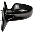 955-000 Driver Side Mirror, Power Adjust, Non-Heated, Non-Folding, Black, No Signal Light, No Memory, No Puddle Light, No Auto-Dim, No Blind Spot Feature