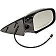 955-001 Passenger Side Mirror, Power Adjust, Non-Heated, Non-Folding, Black, No Signal Light, No Memory, No Puddle Light, No Auto-Dim, No Blind Spot Feature