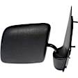 955-005 Passenger Side Mirror, Manual Adjust, Non-Heated, Non-Folding, Black, No Signal Light, No Memory, No Puddle Light, No Auto-Dim, No Blind Spot Feature