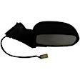 955-009 Passenger Side Mirror, Power Adjust, Heated, Non-Folding, Black, No Signal Light, No Memory, With Puddle Light, No Auto-Dimming, No Blind Spot Feature