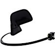 955-016 Driver Side Mirror, Power Adjust, Heated, Manual Folding, Black, No Signal Light, No Memory, No Puddle Light, No Auto-Dim, No Blind Spot Feature