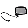 955-019 Passenger Side Mirror, Power Adjust, Heated, Manual Folding, Black, No Signal Light, No Memory, No Puddle Light, No Auto-Dim, No Blind Spot Feature