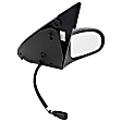 955-021 Passenger Side Mirror, Power Adjust, Non-Heated, Non-Folding, Black, No Signal Light, No Memory, No Puddle Light, No Auto-Dim, No Blind Spot Feature