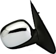 955-029 Passenger Side Mirror, Power Adjust, Heated, Power Folding, Chrome, No Signal Light, No Memory, No Puddle Light, No Auto-Dim, No Blind Spot Feature