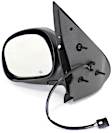 955-030 Driver Side Mirror, Power Adjust, Heated, Manual Folding, Black, No Signal Light, No Memory, No Puddle Light, No Auto-Dim, No Blind Spot Feature