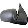 955-045 Passenger Side Mirror, Power Adjust, Non-Heated, Manual Folding, Black, No Signal Light, No Memory, No Puddle Light, No Auto-Dim, No Blind Spot Feature