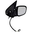 955-056 Passenger Side Mirror, Power Adjust, Non-Heated, Manual Folding, Black, No Signal Light, No Memory, No Puddle Light, No Auto-Dim, No Blind Spot Feature