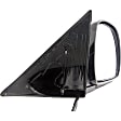 955-063 Passenger Side Mirror, Power Adjust, Non-Heated, Manual Folding, Black, No Signal Light, No Memory, No Puddle Light, No Auto-Dim, No Blind Spot Feature