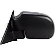 955-066 Driver Side Mirror, Manual Adjust, Non-Heated, Manual Folding, Black, No Signal Light, No Memory, No Puddle Light, No Auto-Dim, No Blind Spot Feature
