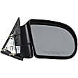 955-067 Passenger Side Mirror, Manual Adjust, Non-Heated, Manual Folding, Black, No Signal Light, No Memory, No Puddle Light, No Auto-Dim, No Blind Spot Feature