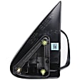 955-069 Passenger Side Mirror, Manual Adjust, Non-Heated, Manual Folding, Black, No Signal Light, No Memory, No Puddle Light, No Auto-Dim, No Blind Spot Feature