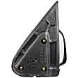955-069 Passenger Side Mirror, Manual Adjust, Non-Heated, Manual Folding, Black, No Signal Light, No Memory, No Puddle Light, No Auto-Dim, No Blind Spot Feature