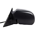955-072 Driver Side Mirror, Power Adjust, Heated, Manual Folding, Black, No Signal Light, No Memory, No Puddle Light, No Auto-Dim, No Blind Spot Feature