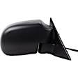 955-073 Passenger Side Mirror, Power Adjust, Heated, Manual Folding, Black, No Signal Light, No Memory, No Puddle Light, No Auto-Dim, No Blind Spot Feature