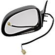 1999 Dodge Durango - Driver Side Mirror, Power Adjust, Non-Heated, Black, Non-Folding, No Signal Light, No Blind Spot Feature, No Memory, No Puddle Light, No Auto-Dim