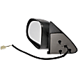 1999 Dodge Durango - Driver Side Mirror, Power Adjust, Non-Heated, Black, Non-Folding, No Signal Light, No Blind Spot Feature, No Memory, No Puddle Light, No Auto-Dim