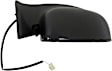 955-079 Passenger Side Mirror, Power Adjust, Non-Heated, Non-Folding, Black, No Signal Light, No Memory, No Puddle Light, No Auto-Dim, No Blind Spot Feature
