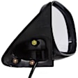 955-081 Passenger Side Mirror, Power Adjust, Non-Heated, Manual Folding, Black, No Signal Light, No Memory, No Puddle Light, No Auto-Dim, No Blind Spot Feature