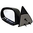 955-082 Driver Side Mirror, Manual Adjust, Non-Heated, Non-Folding, Black, No Signal Light, No Memory, No Puddle Light, No Auto-Dim, No Blind Spot Feature