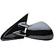 955-086 Driver Side Mirror, Manual Adjust, Non-Heated, Non-Folding, Black, No Signal Light, No Memory, No Puddle Light, No Auto-Dim, No Blind Spot Feature