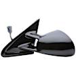 955-088 Driver Side Mirror, Power Adjust, Heated, Non-Folding, Black, No Signal Light, No Memory, No Puddle Light, No Auto-Dim, No Blind Spot Feature