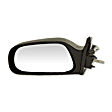 955-096 Driver Side Mirror, Manual Adjust, Non-Heated, Non-Folding, Black, No Signal Light, Without Memory Recall, No Puddle Light, No Auto-Dimming, No Blind Spot Feature