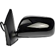955-1004 Driver Side Mirror, Power Adjust, Heated, Manual Folding, Black, No Signal Light, No Memory, No Puddle Light, No Auto-Dim, No Blind Spot Feature