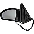 955-1016 Coupe Driver Side Mirror, Power Adjust, Heated, Manual Folding, Black, No Signal Light, No Memory, No Puddle Light, No Auto-Dim, No Blind Spot Feature