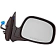 955-1021 Passenger Side Mirror, Power Adjust, Heated, Manual Folding, Black, No Signal Light, With Memory, No Puddle Light, No Auto-Dim, No Blind Spot Feature
