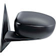 955-1028 Driver Side Mirror, Power Adjust, Non-Heated, Non-Folding, Black, No Signal Light, No Memory, No Puddle Light, No Auto-Dim, No Blind Spot Feature