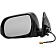 955-1038 Driver Side Mirror, Power Adjust, Non-Heated, Manual Folding, Black, No Signal Light, No Memory, No Puddle Light, No Auto-Dim, No Blind Spot Feature