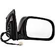 955-1045 Passenger Side Mirror, Power Adjust, Heated, Non-Folding, Black, No Signal Light, With Memory, No Puddle Light, No Auto-Dim, No Blind Spot Feature