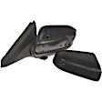 955-1046 Coupe Driver Side Mirror, Power Adjust, Non-Heated, Manual Folding, Black, No Signal Light, No Memory, No Puddle Light, No Auto-Dim, No Blind Spot Feature