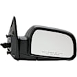 955-1055 Passenger Side Mirror, Manual Adjust, Non-Heated, Non-Folding, Black, No Signal Light, No Memory, No Puddle Light, No Auto-Dim, No Blind Spot Feature