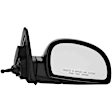 955-1059 Passenger Side Mirror, Manual Adjust, Non-Heated, Manual Folding, Black, No Signal Light, No Memory, No Puddle Light, No Auto-Dim, No Blind Spot Feature