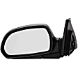 955-1060 Driver Side Mirror, Power Adjust, Non-Heated, Manual Folding, Black, No Signal Light, No Memory, No Puddle Light, No Auto-Dim, No Blind Spot Feature