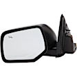 955-1062 Driver Side Mirror, Power Adjust, Non-Heated, Manual Folding, Black, No Signal Light, No Memory, No Puddle Light, No Auto-Dim, No Blind Spot Feature