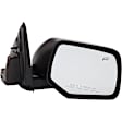 955-1063 Passenger Side Mirror, Power Adjust, Non-Heated, Power Folding, Black, No Signal Light, No Memory, No Puddle Light, No Auto-Dim, No Blind Spot Feature
