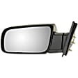 955-106 Driver Side Mirror, Manual Adjust, Non-Heated, Manual Folding, Black, No Signal Light, No Memory, No Puddle Light, No Auto-Dim, No Blind Spot Feature