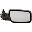 955-1073 Passenger Side Mirror, Power Adjust, Heated, Power Folding, Black, No Signal Light, No Memory, No Puddle Light, No Auto-Dim, No Blind Spot Feature