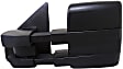 955-1074 Driver Side Mirror, Manual Adjust, Non-Heated, Manual Folding, Black, No Signal Light, No Memory, No Auto-Dim