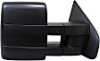 955-1077 Passenger Side Mirror, Power Adjust, Heated, Power Folding, Black, In-housing Signal Light, No Memory, No Auto-Dim