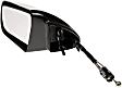 955-107 Driver Side Mirror, Manual Adjust, Non-Heated, Non-Folding, Black, No Signal Light, No Memory, No Puddle Light, No Auto-Dim, No Blind Spot Feature